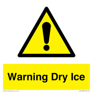 Warning Dry Ice